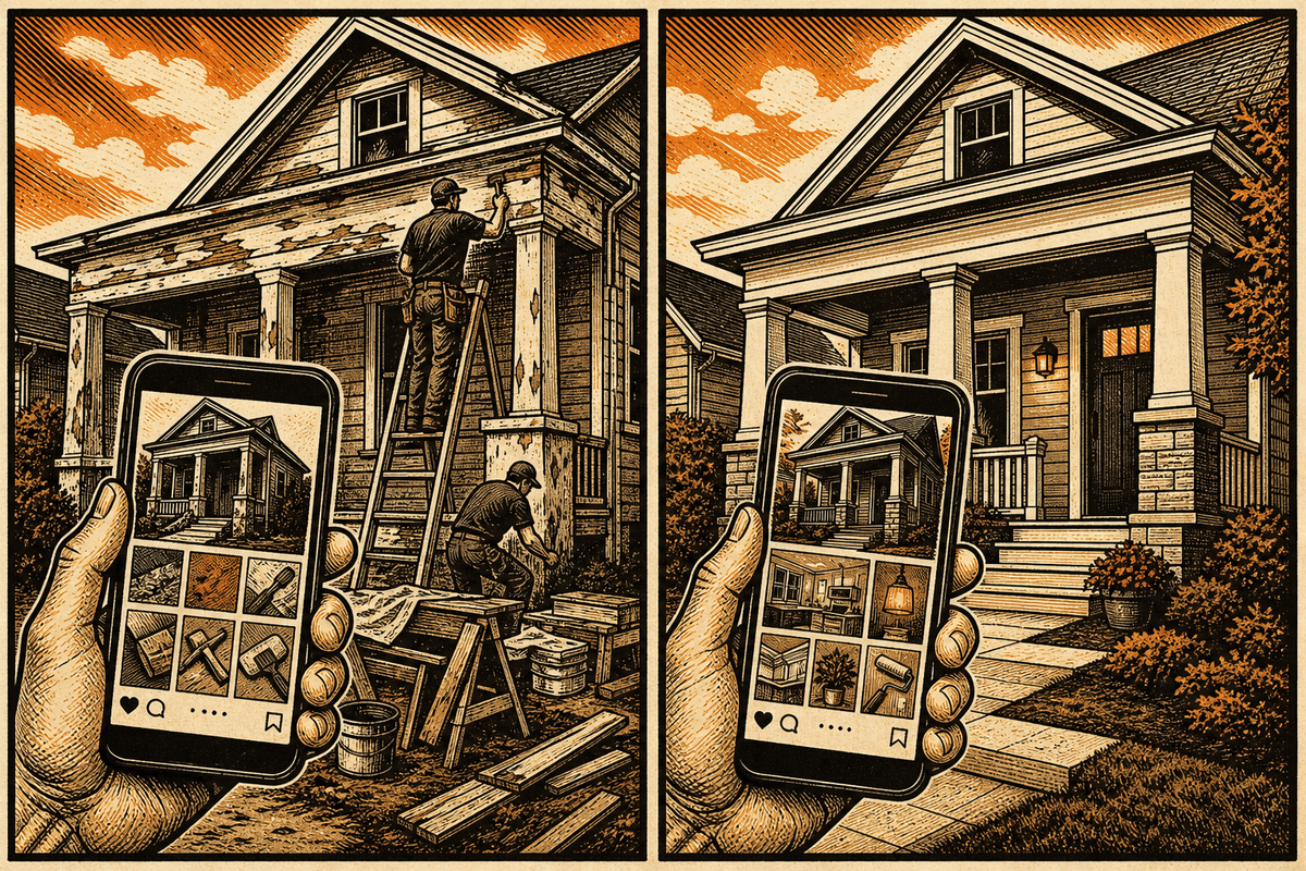 Instagram Ideas for Painters and Remodelers: Painting and Remodeling for painting and remodeling businesses