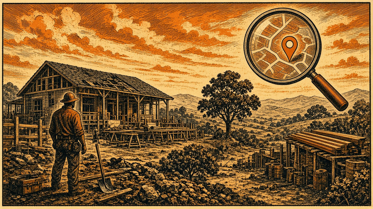 How Contractors Reclaim Google Maps and Organic Visibility When the Phone Stops Ringing: retro comicbook seo contractor marketing illustration