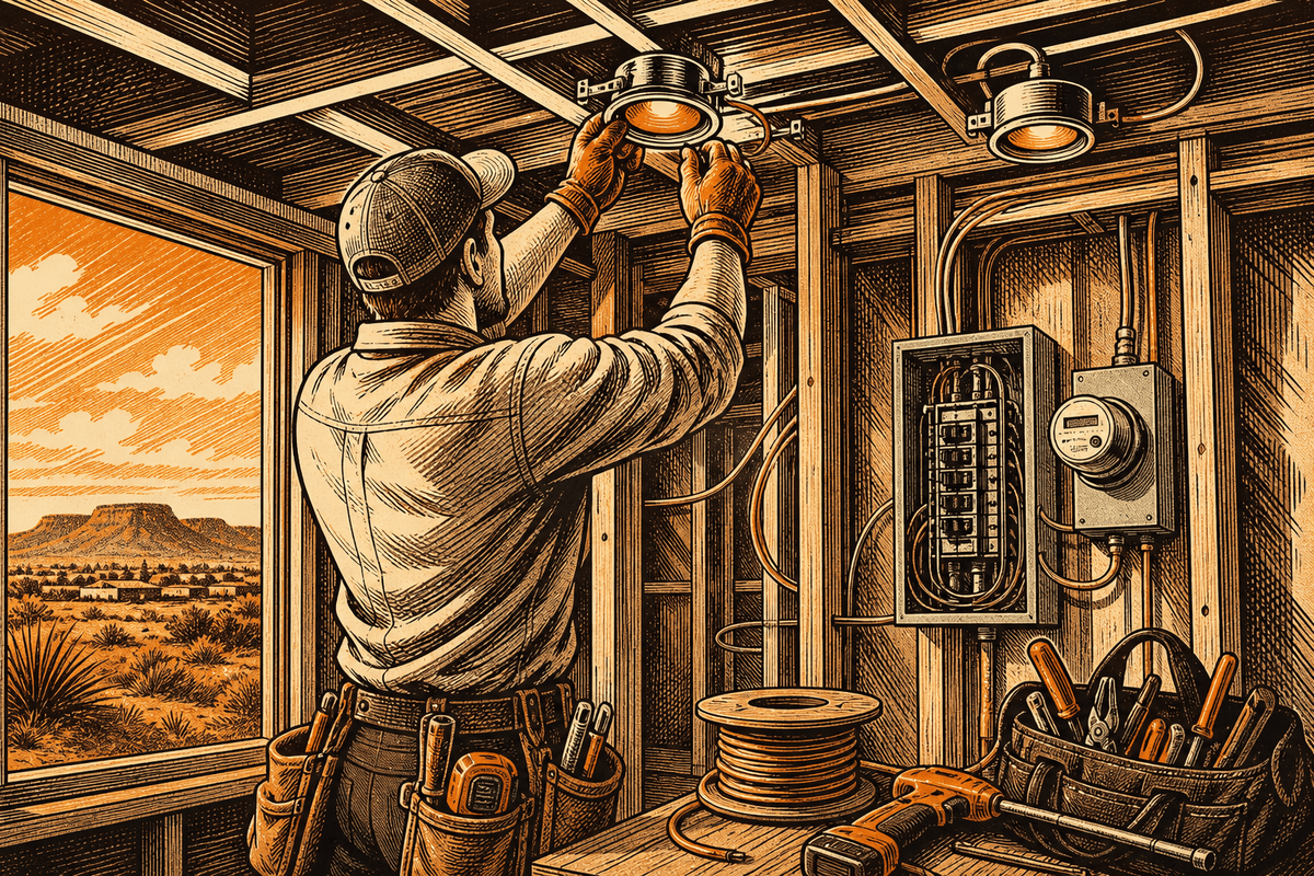 Electrician Marketing in Lawton, OK: professional electrical contractor marketing photo