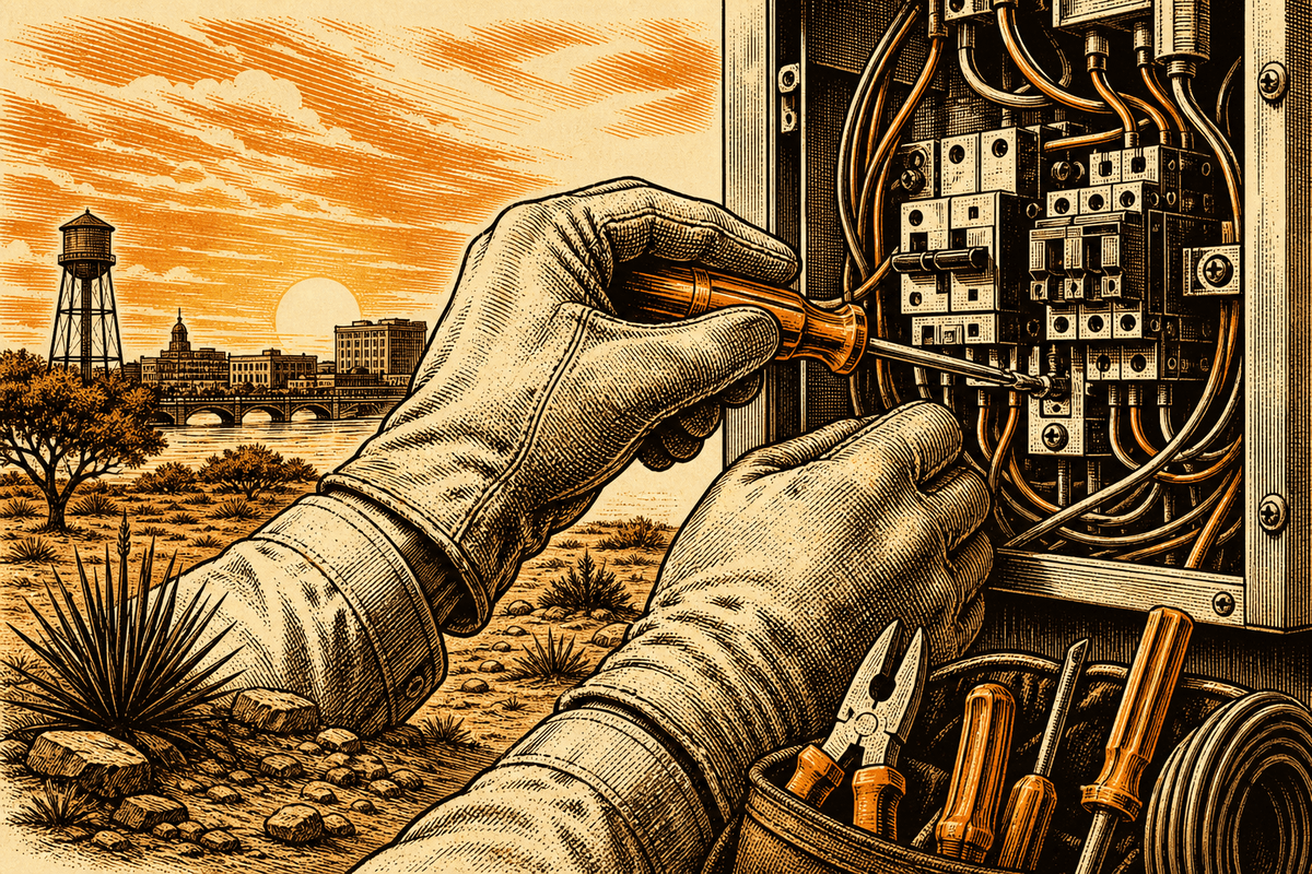 Electrical Marketing in San Angelo, TX: professional electrician contractor marketing photo