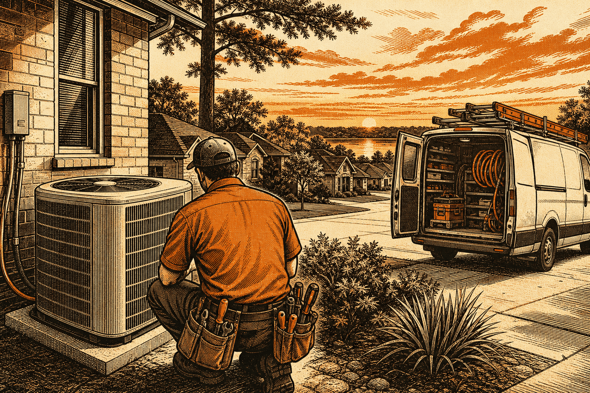 HVAC Contractor Marketing in Conroe, TX: professional hvac contractor marketing photo