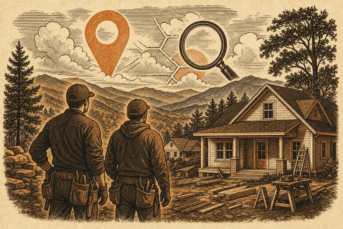 Local SEO in Candler, NC: retro comicbook seo contractor marketing illustration
