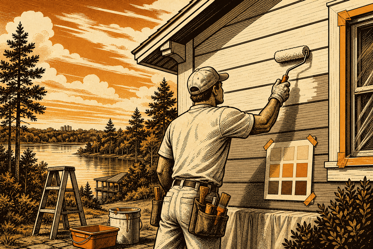 Painting Contractor Marketing in Conroe, TX: professional painting contractor marketing photo