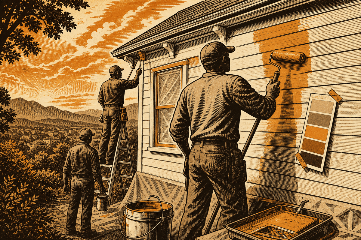 Painting Contractor Marketing in Hendersonville, NC: professional painting contractor marketing photo